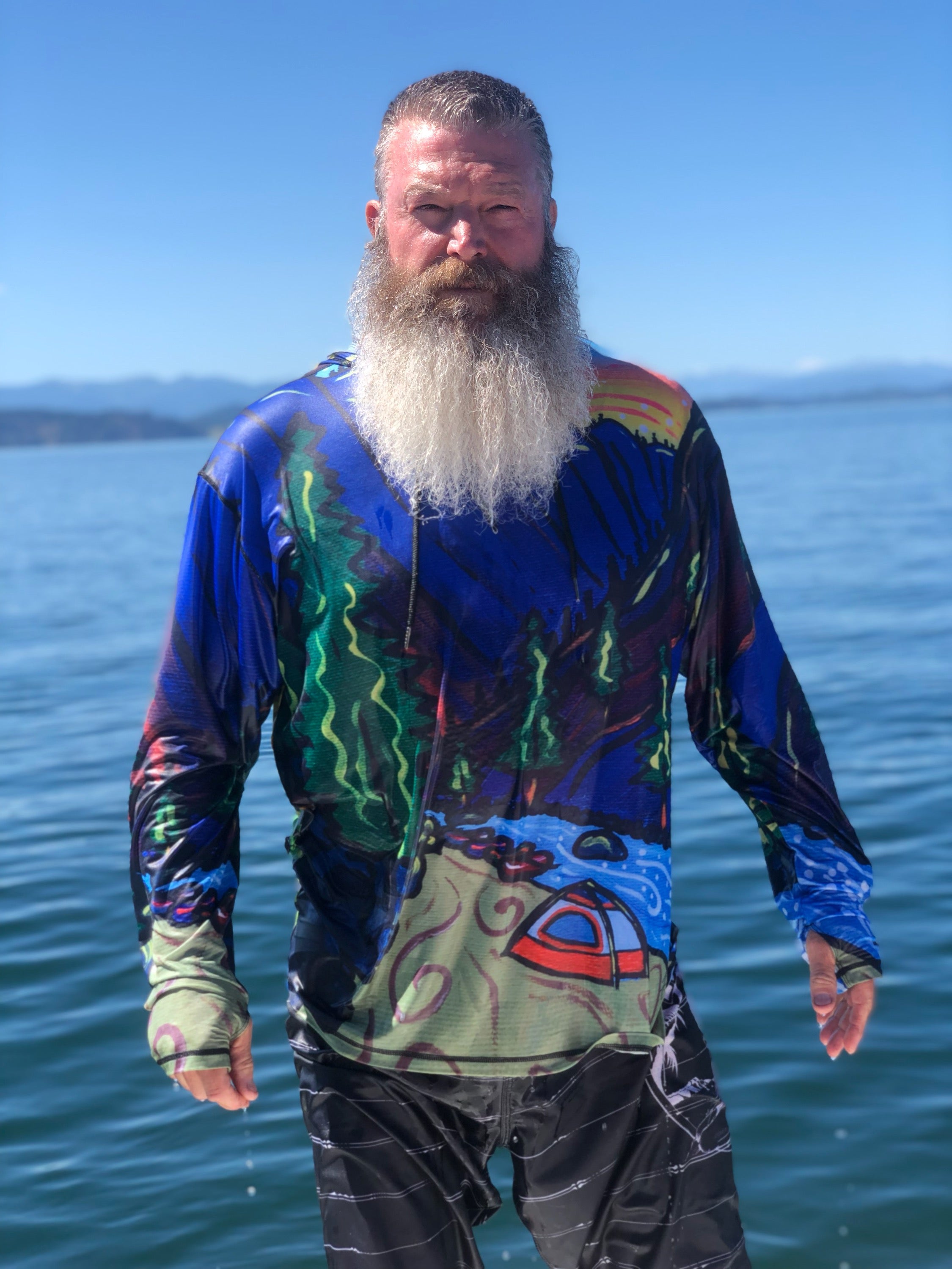 Middle Fork Lightweight Mountain Graphic Hoodie