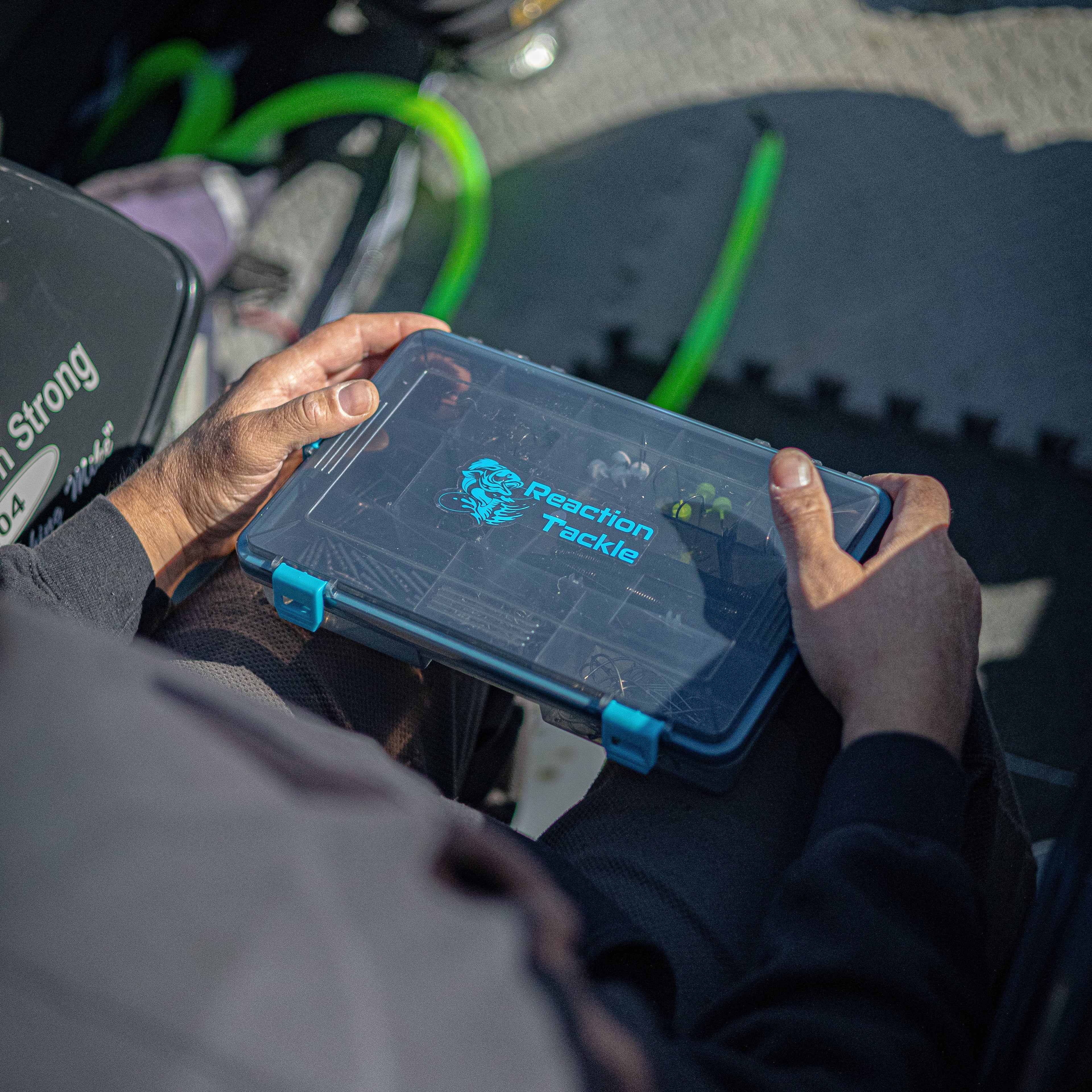 Reaction Tackle Standard Tackle Tray- Sturdy and Water Resistant with 4 Reliable Clips