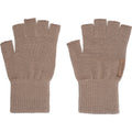 Hot Shot Lamb Chop Fingerless Gloves Brown