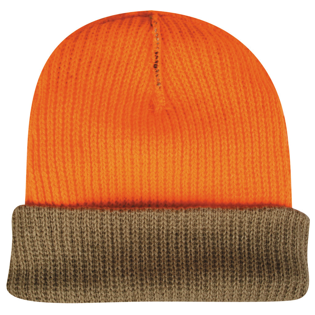 Outdoor Cap Reversible Knit Beanie Camouflage-blaze