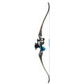 Fin Finder Bank Runner Bowfishing Recurve Package W-winch Pro Bowfishing Reel Black 35 Lbs. Rh