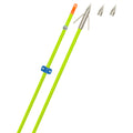 Fin Finder Raider Pro Bowfishing Arrow Flo Green W- Bighead Point