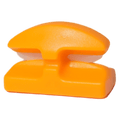 Line Cutterz Ceramic Blade Peel & Stick Flat Mount - Blaze Orange