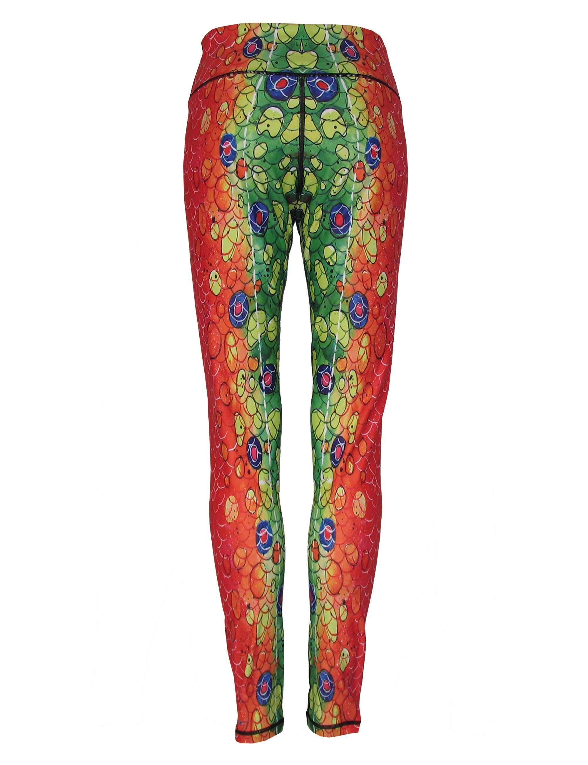 Brook Trout2 Fish Print Patterned All Sport Leggings