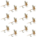 Light Cahill Classic Trout Dry Fly Fishing Fly - 1 Dozen Flies Size 20