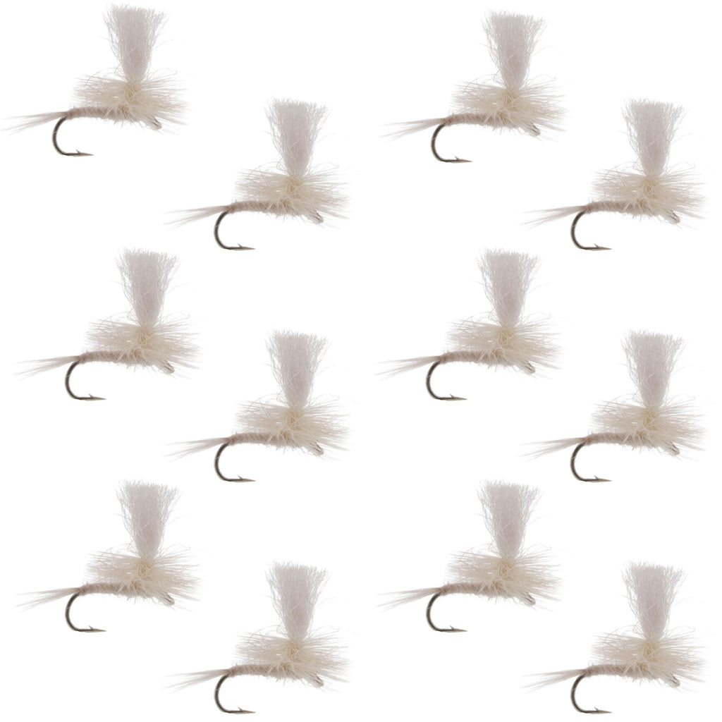 Parachute Light Cahill Classic Trout Dry Fly Fishing Fly - 1 Dozen Hook Size 18