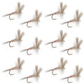 Light Hendrickson Classic Dry Fly - 12 Flies Size 16
