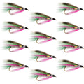 Little Rainbow Trout Classic Streamer Flies - Set of 12 - Hook Size 4