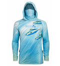 Men's Tuna Abyss UV Fishing Hoodie Gaiter L/S