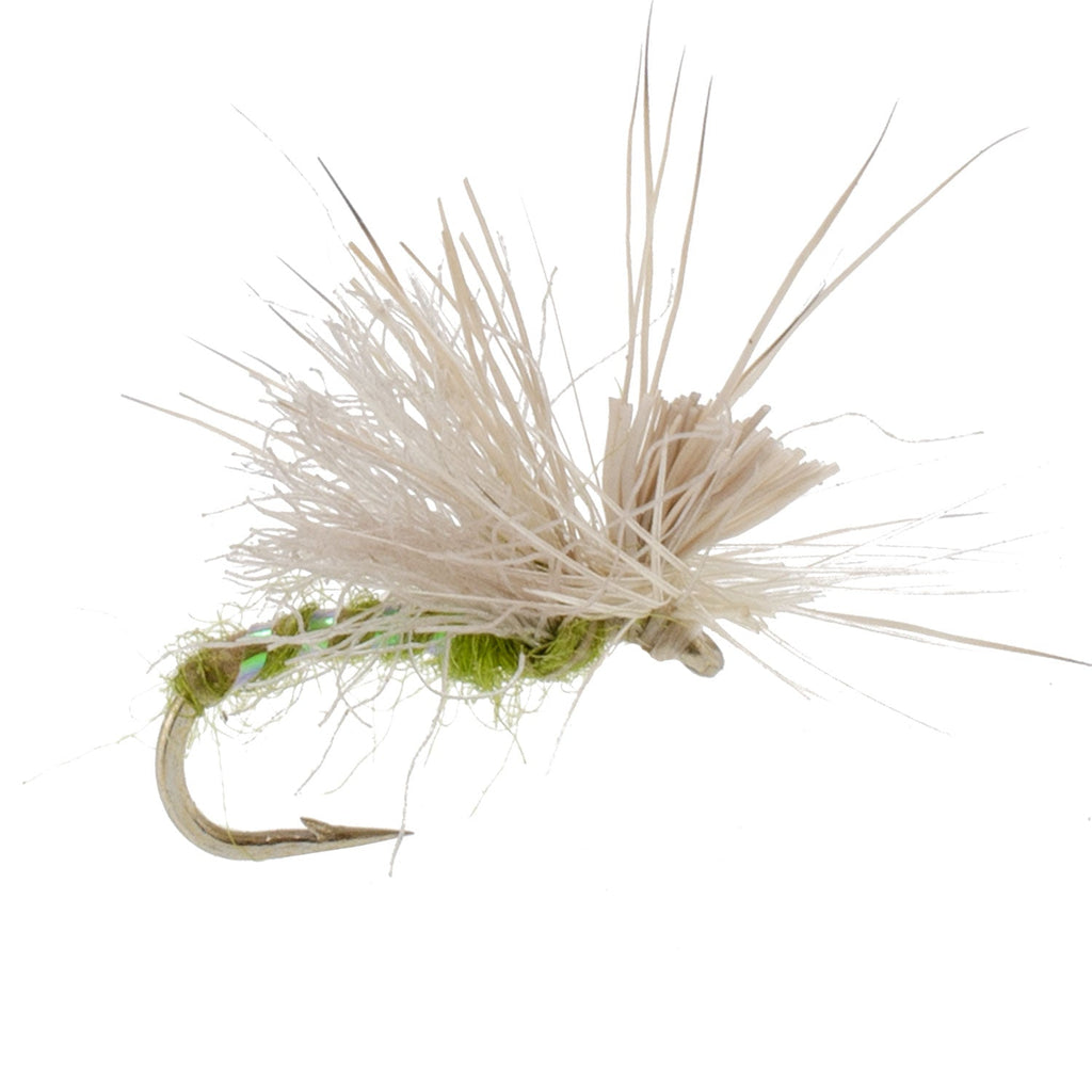 3 Pack Olive Missing Link Caddis or Mayfly Flies Hook Size 20