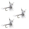 3 Pack Barbless Mosquito Classic Trout Dry Fly - Hook Size 14