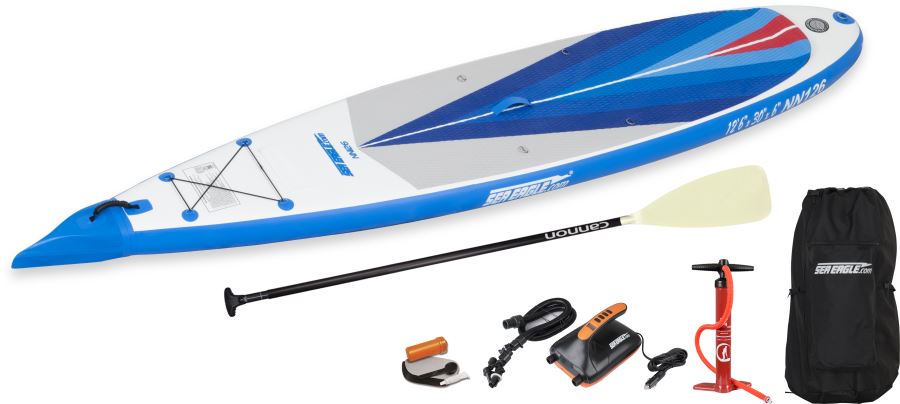 The NN126 NeedleNose™ Inflatable Paddleboard Electric Pump Package