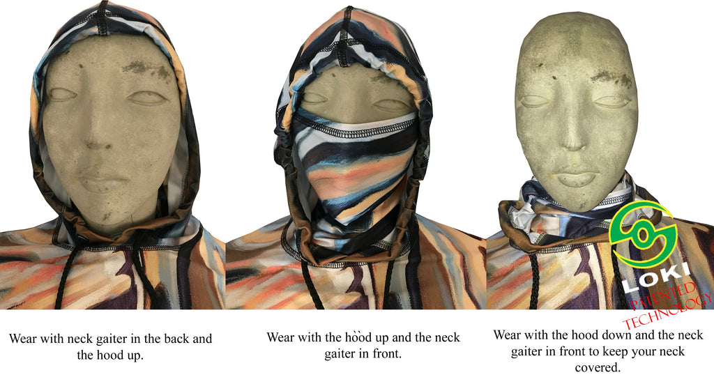 Yosemite Sun Protective Wildlife Graphic Hoodie