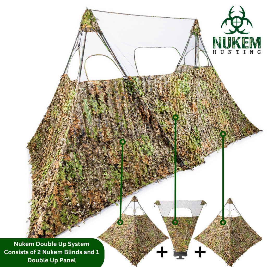 Double Up System - Mossy Oak Greenleaf 3D Leafy