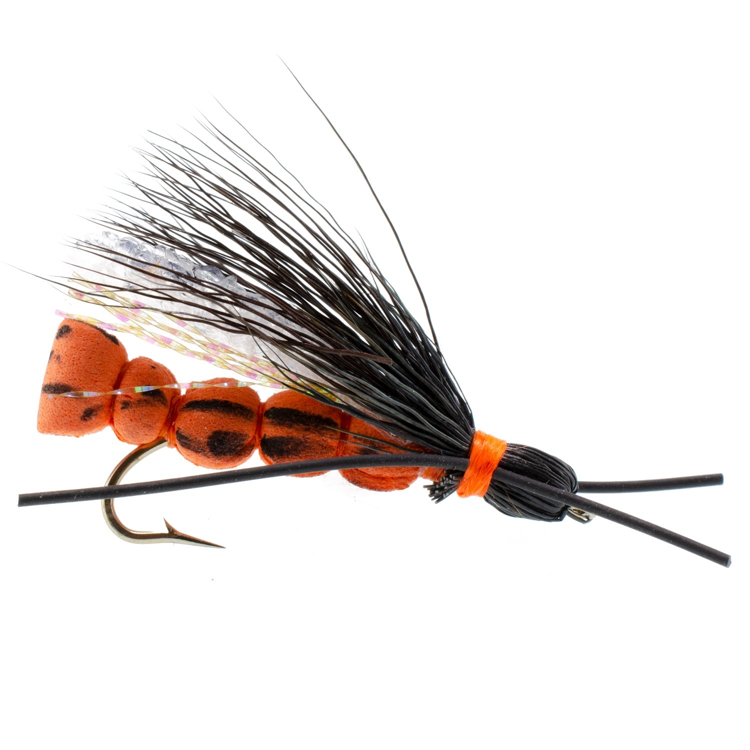 Bobs Bullethead Salmon Stone - Stonefly Dry Fly - 6 Flies Hook Size 6