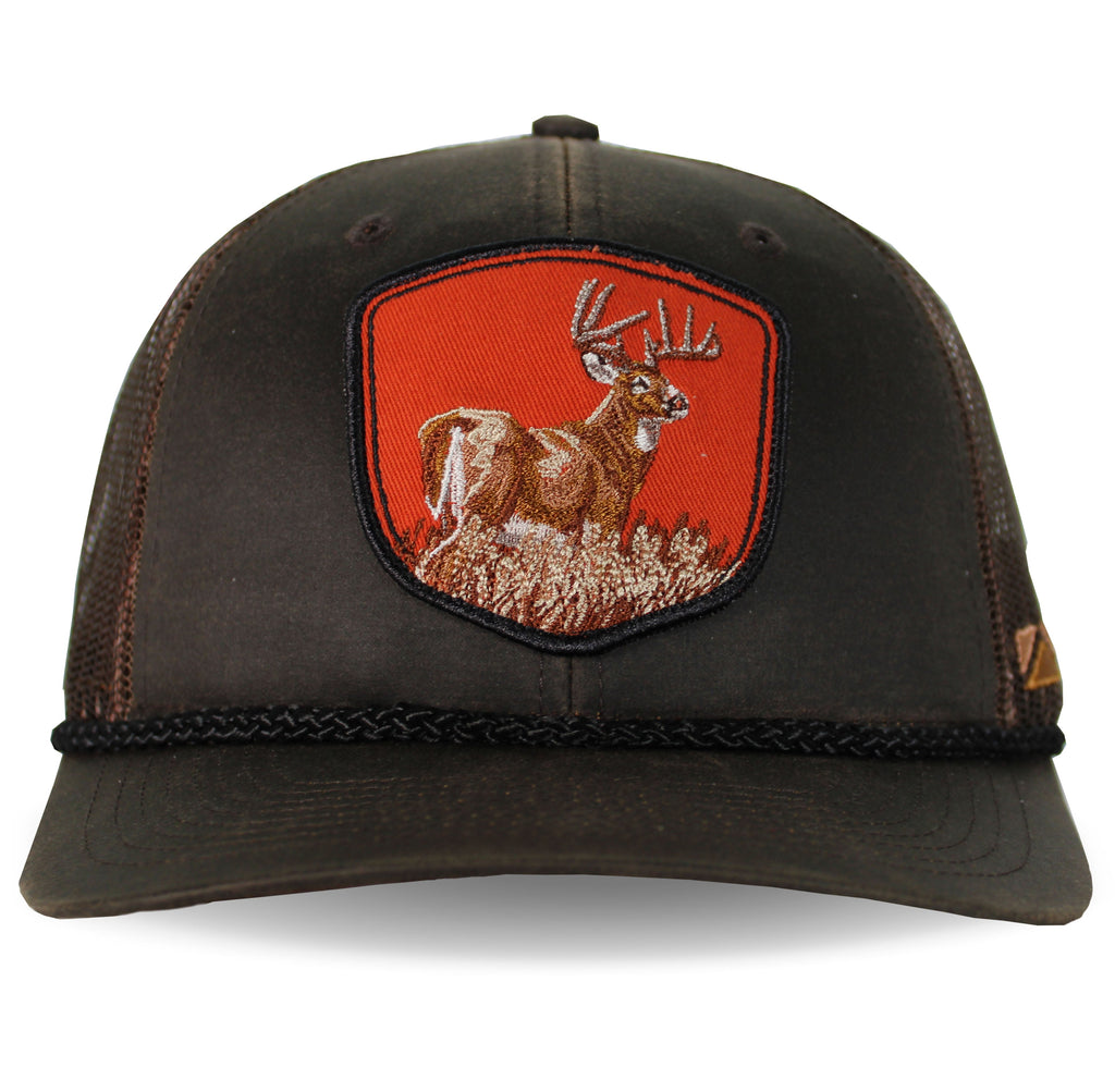 Wax Cloth Deer Patch Cap