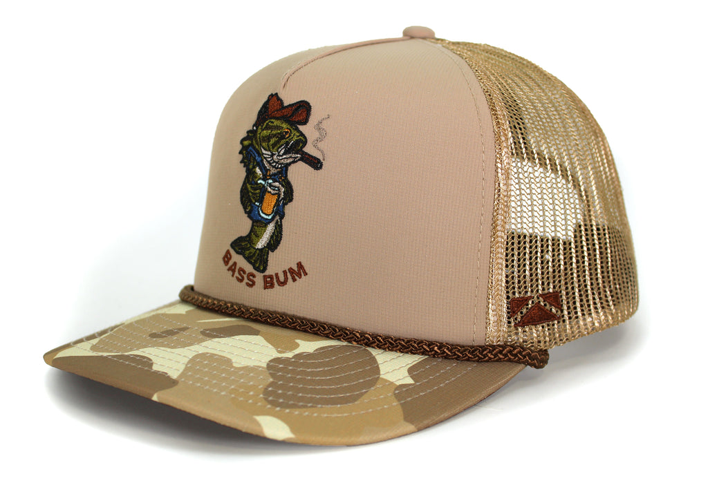 Bass Bum 5-Panel Bass Fishing Hat