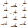 Hares Ear Parachute Classic Dry Fly - 12 Flies Hook Size 16