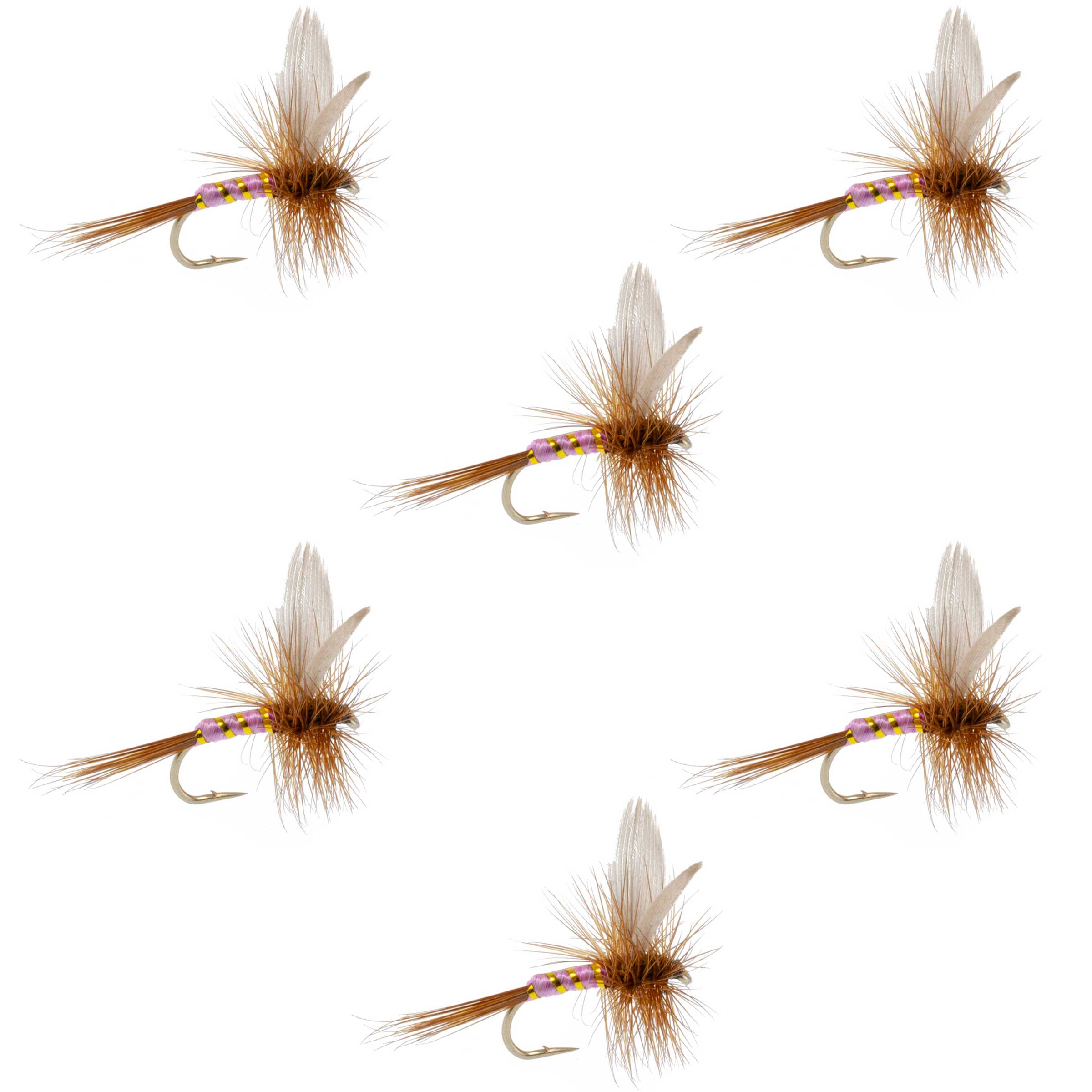 Pink Lady Classic Dry Fly - 6 Flies Size 18