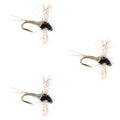 3 Pack Z-Lon Wing Trico Spinner Kapok Body Flies Size 24