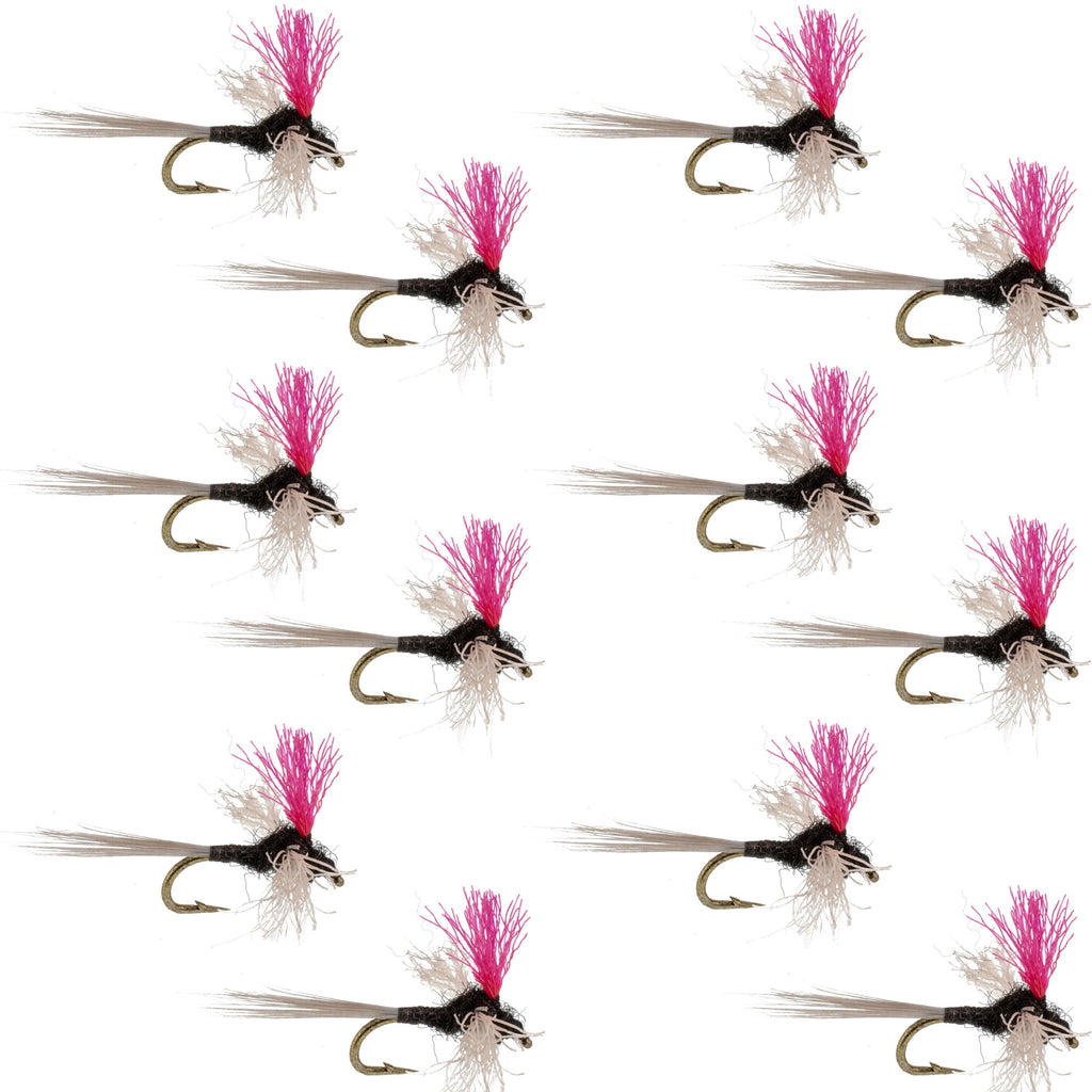 Trico Spinner High Visibility Pink Post 12 Flies Hook Size 18