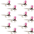 Trico Spinner High Visibility Pink Post 12 Flies Hook Size 18