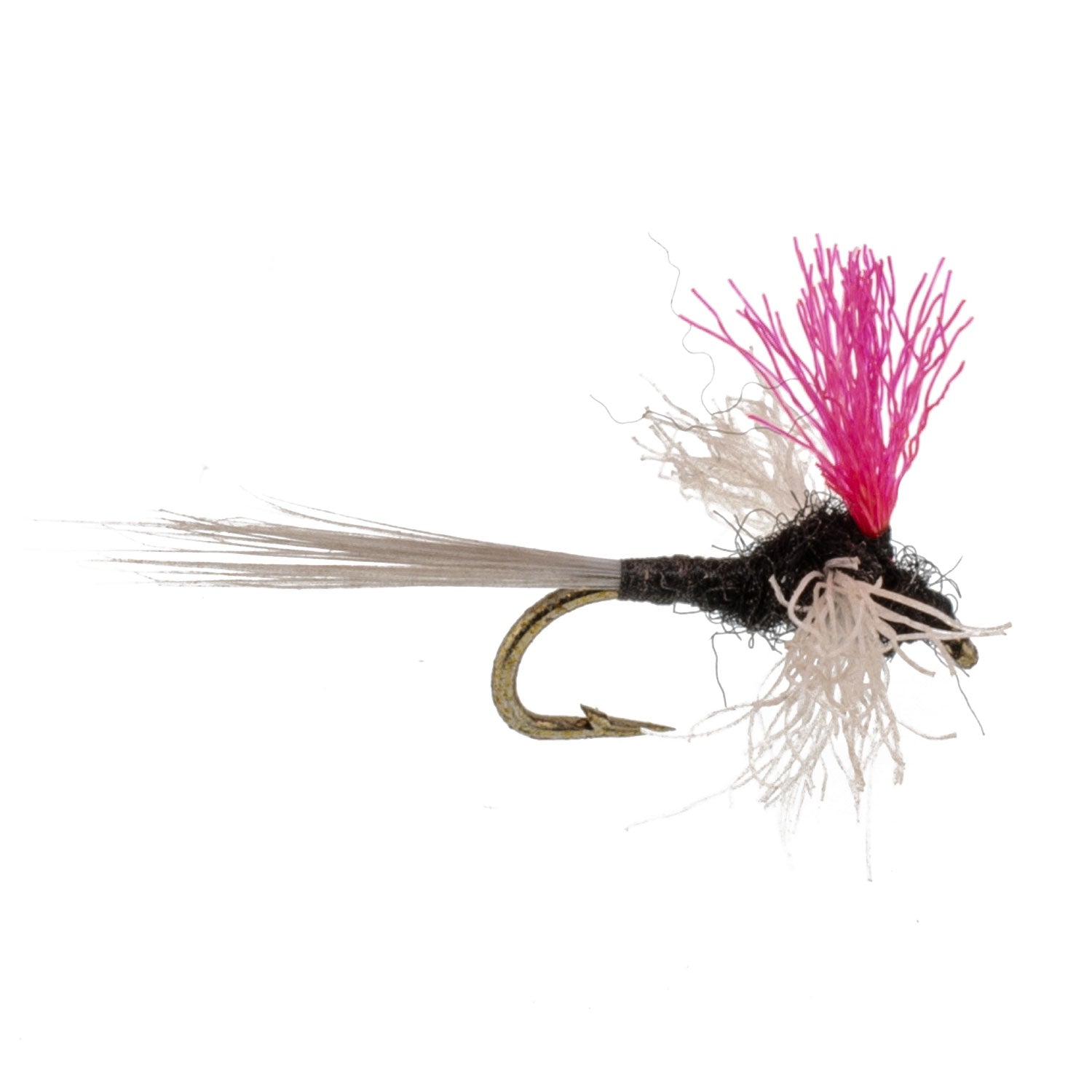 Trico Spinner High Visibility Pink Post 6 Flies Hook Size 20