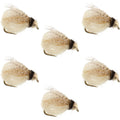 Bead Head LaFontaine Tan Deep Sparkle Caddis Pupa - 6 Flies Hook Size 14