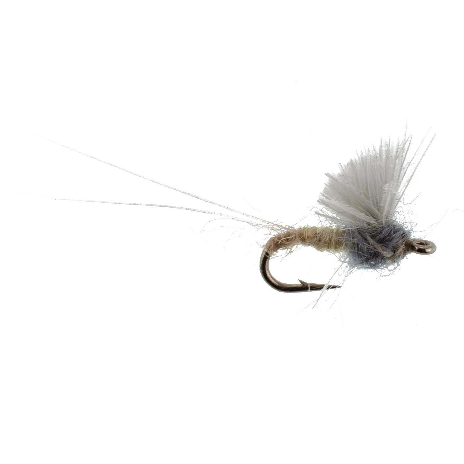 RS2 Gray Emerger Midge - 6 Flies Hook Size 22