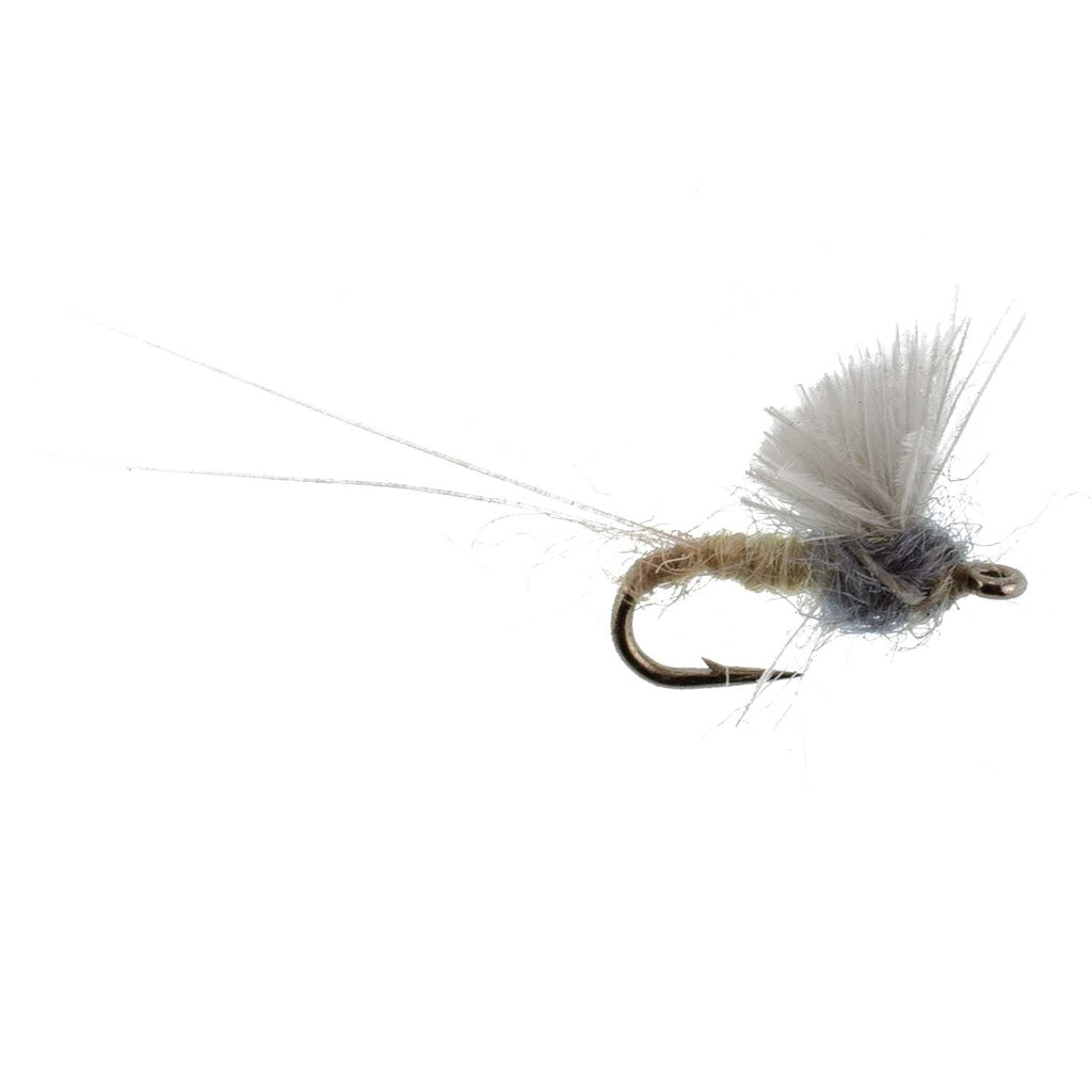 3 Pack RS2 Gray Emerger Midge - Hook Size 22