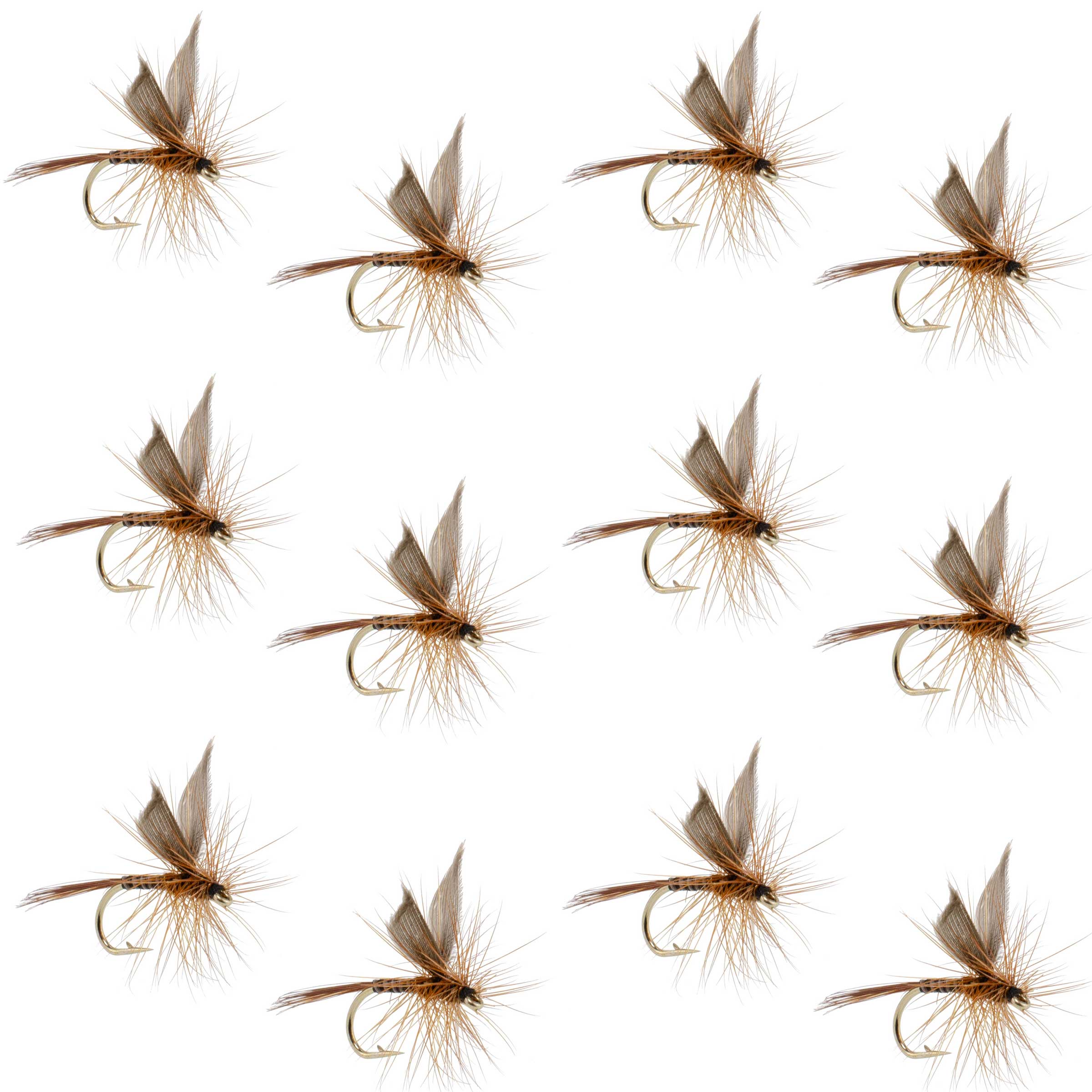 Red Quill Classic Dry Fly - 12 Flies Size 12