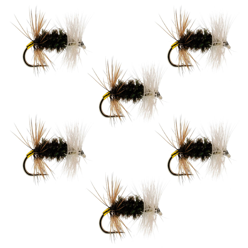Renegade Classic Trout Dry Fly 6 Flies Hook Size 12