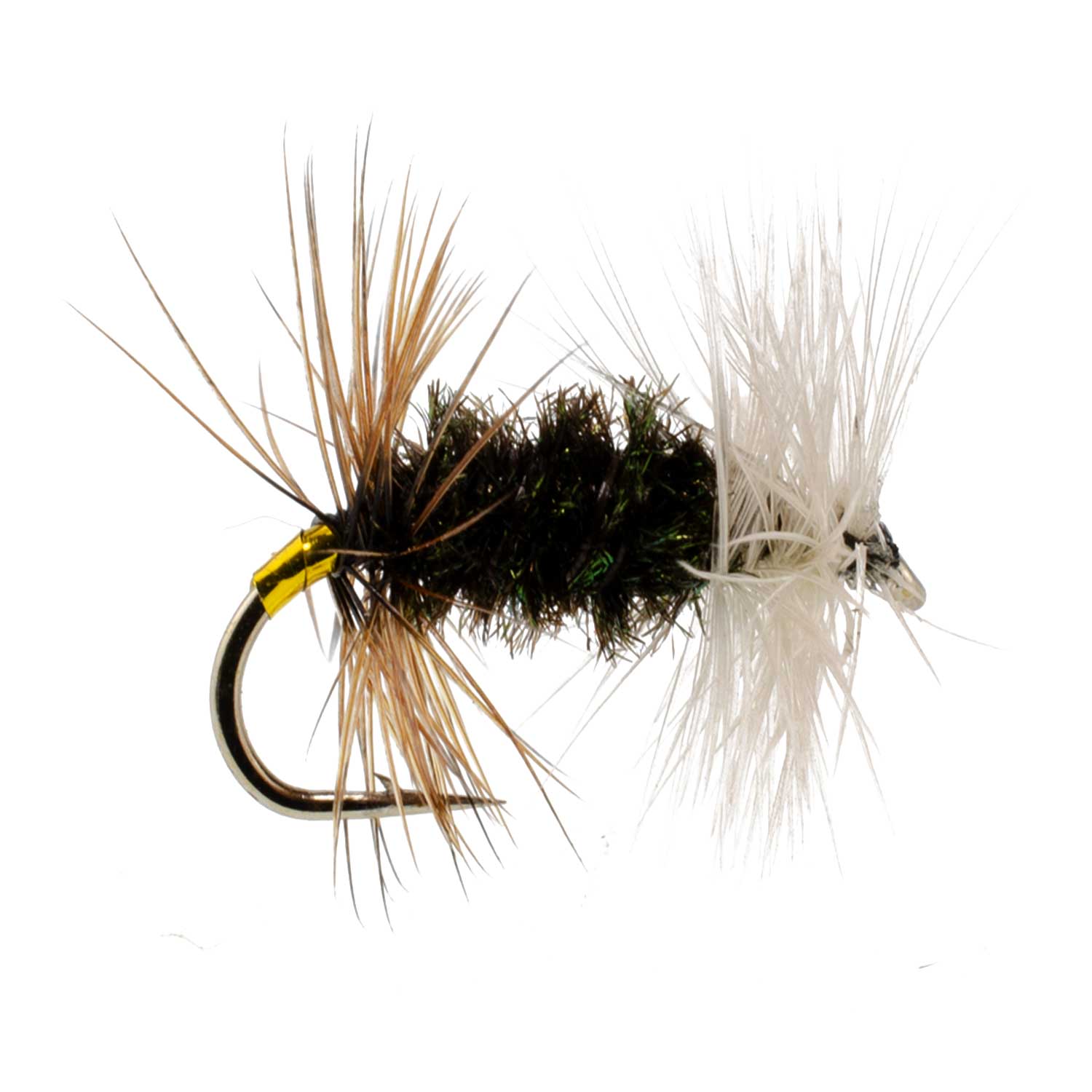 3 Pack Renegade Classic Trout Dry Flies Hook Size 16