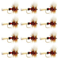 Royal Wulff Classic Trout Dry Fly Fishing Fly - Set of 12 Flies Size 14 - One Dozen