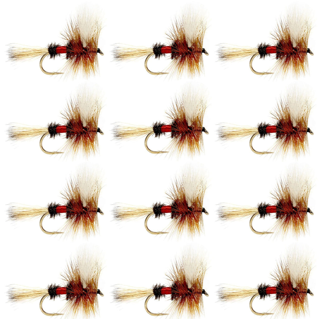 Royal Wulff Classic Trout Dry Fishing Fly -12 Flies Size 18