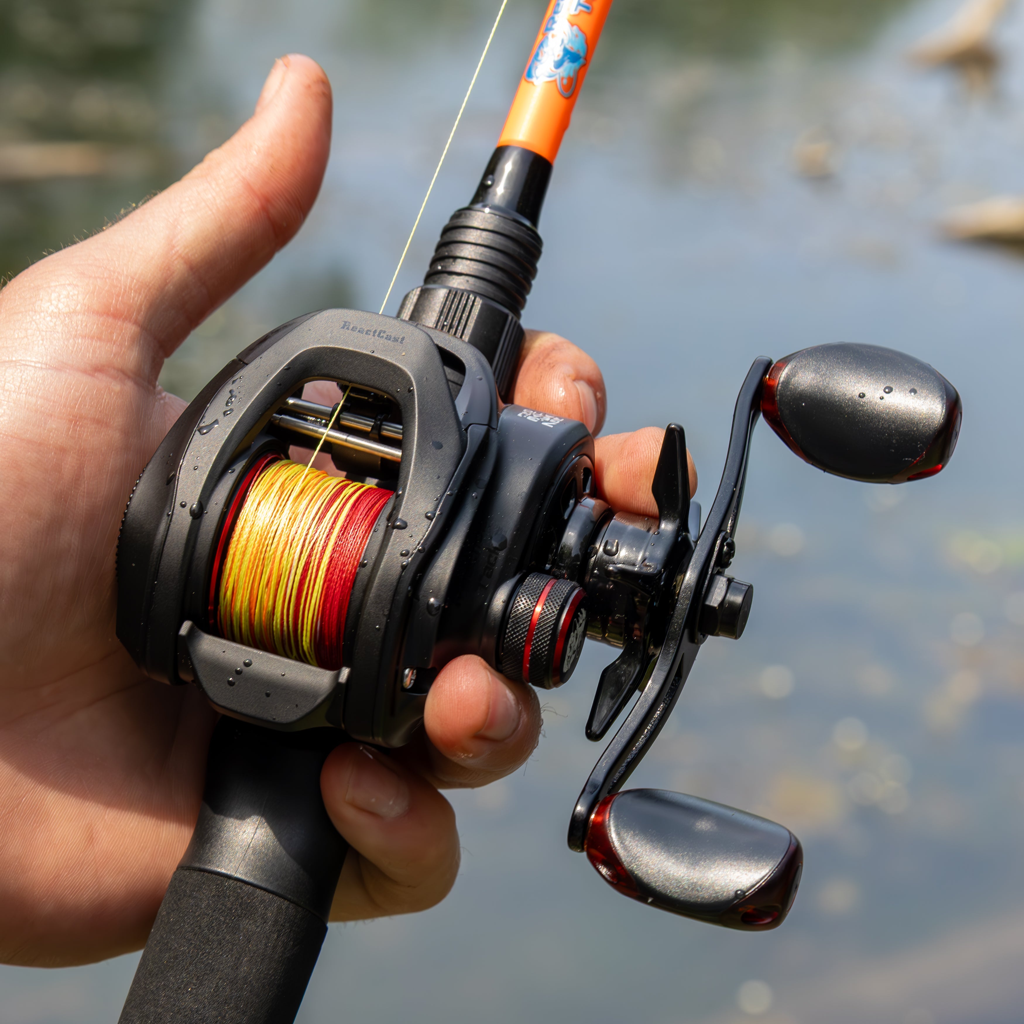 Reaction Tackle Baitcasting Fishing Reel – ReactCast Edition- High-Speed 7.3:1 Gear Ratio