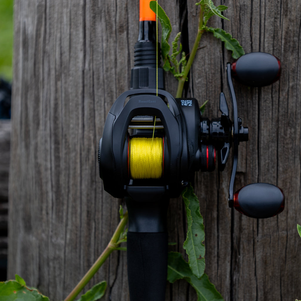 Reaction Tackle Braided Fishing Line - NO FADE Yellow