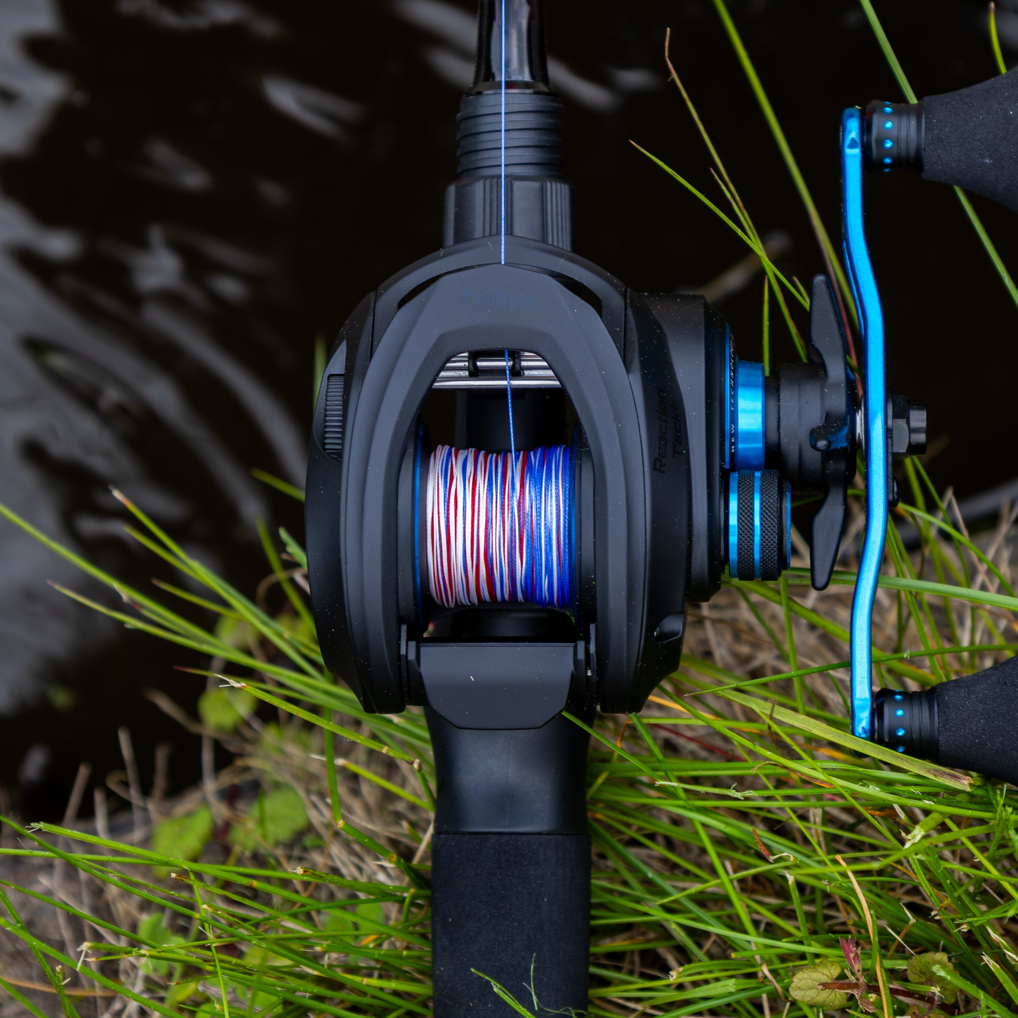 Reaction Tackle X8 Braided Fishing Line - USA Camo 8 Strand