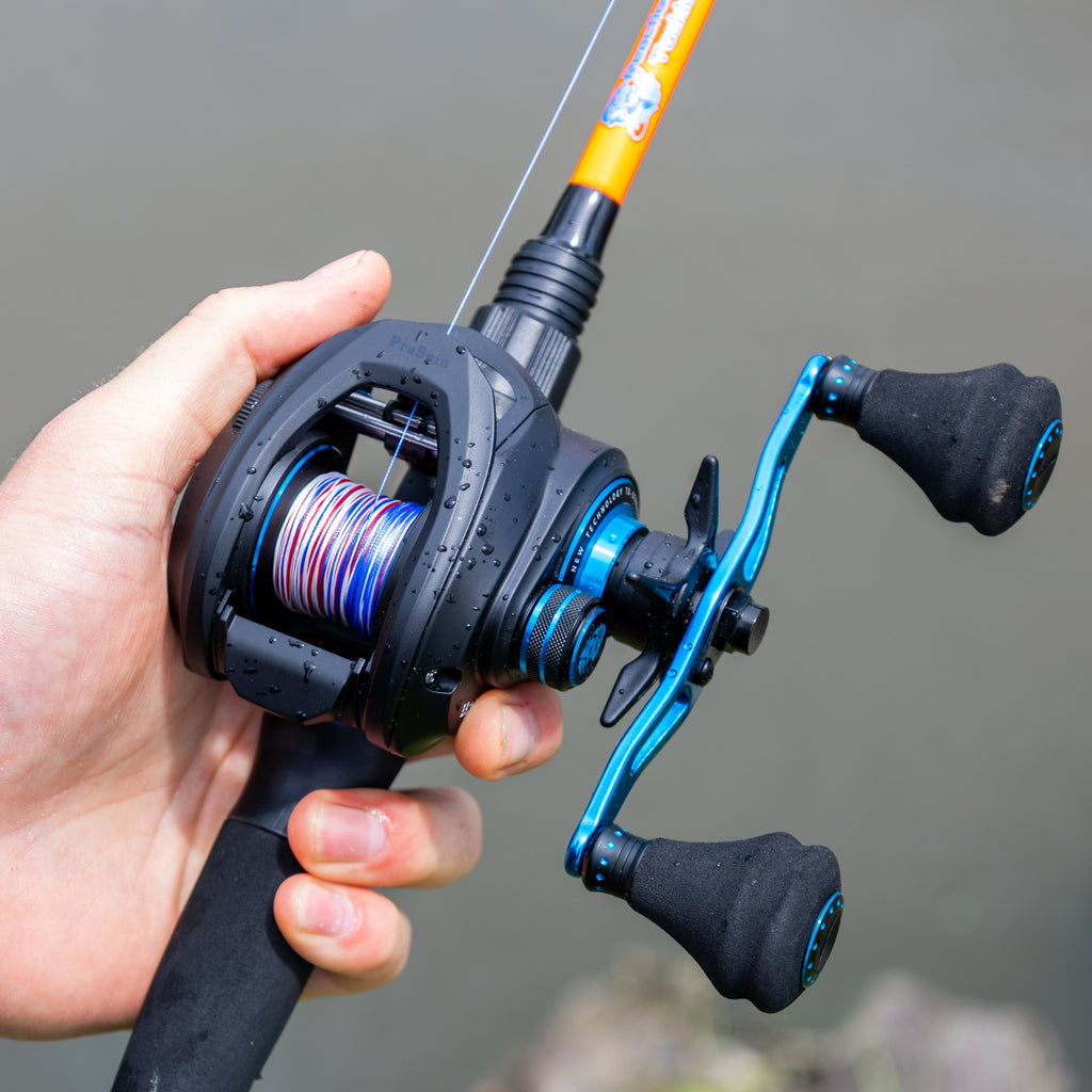 Reaction Tackle Baitcasting Fishing Reel – ProSpin Edition - 6.8:1 Gear Ratio