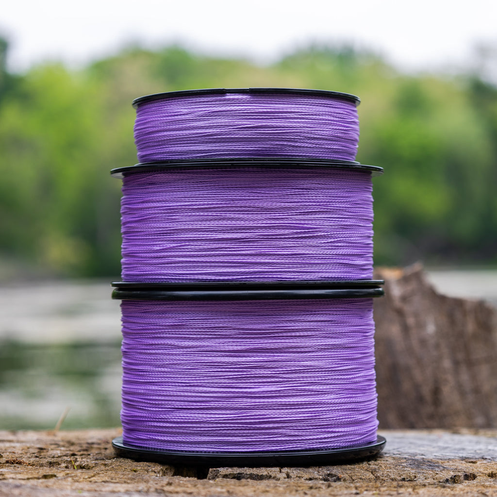 Reaction Tackle Braided Fishing Line - Purple