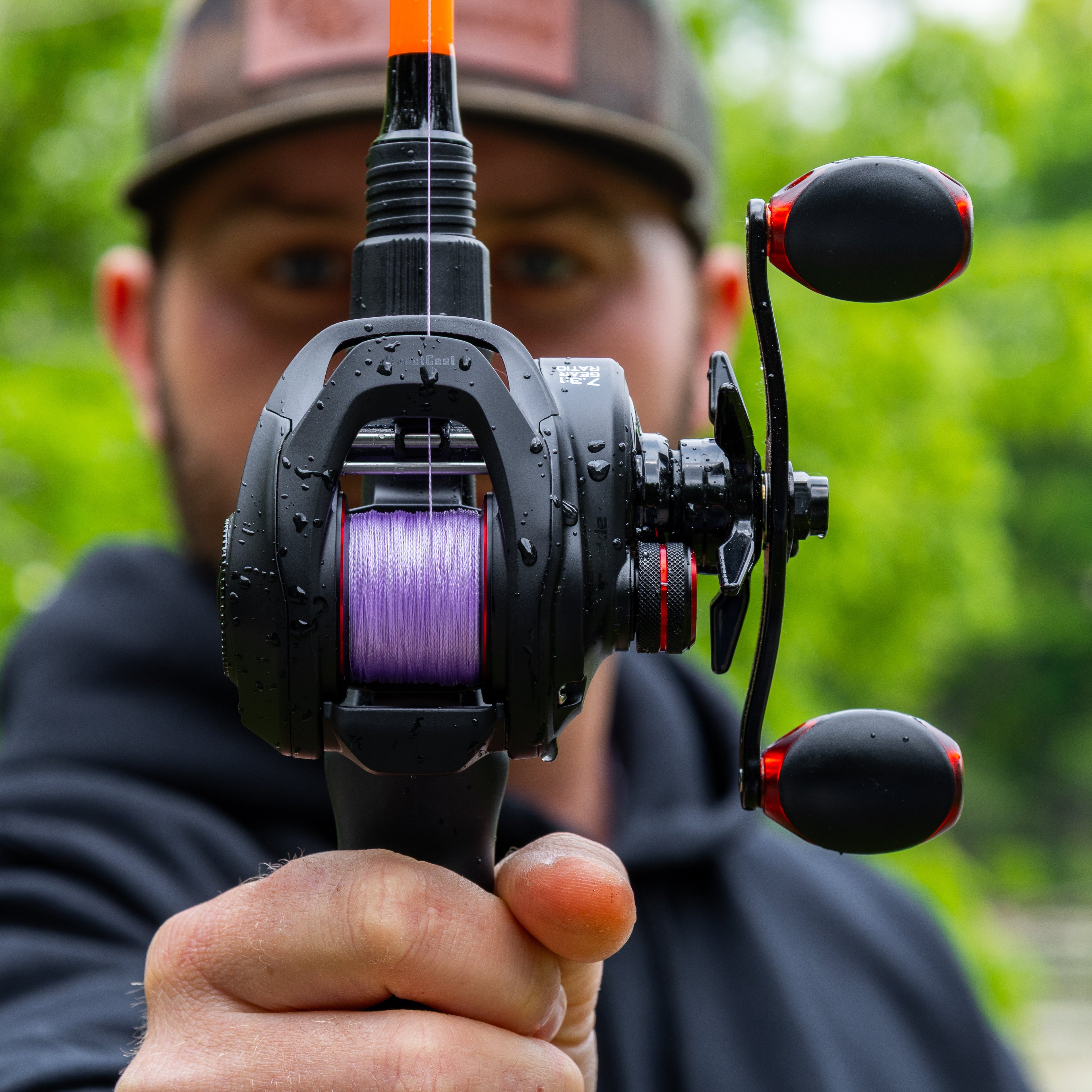 Reaction Tackle Braided Fishing Line - Purple