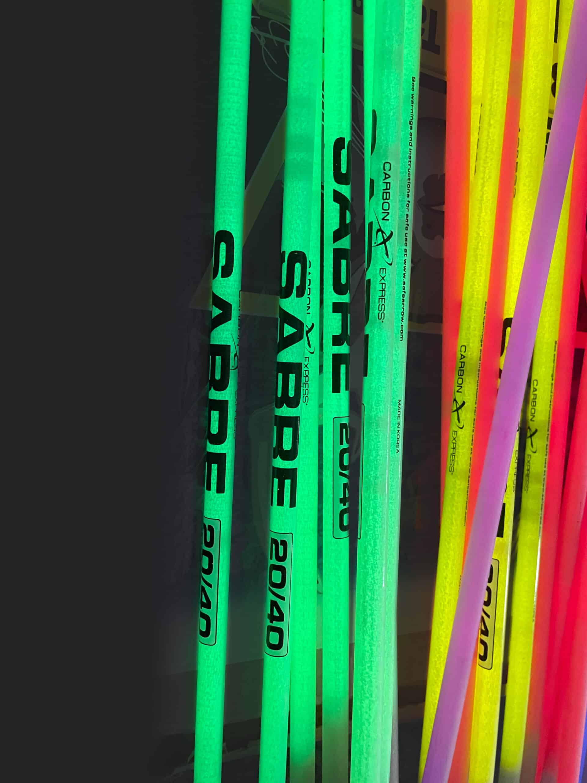 Carbon Express Sabre Youth Lighted Archery Arrows (3-Pack)