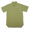 Men's Short Sleeve Solid Lifestyle Button Down w/ REPEL-X