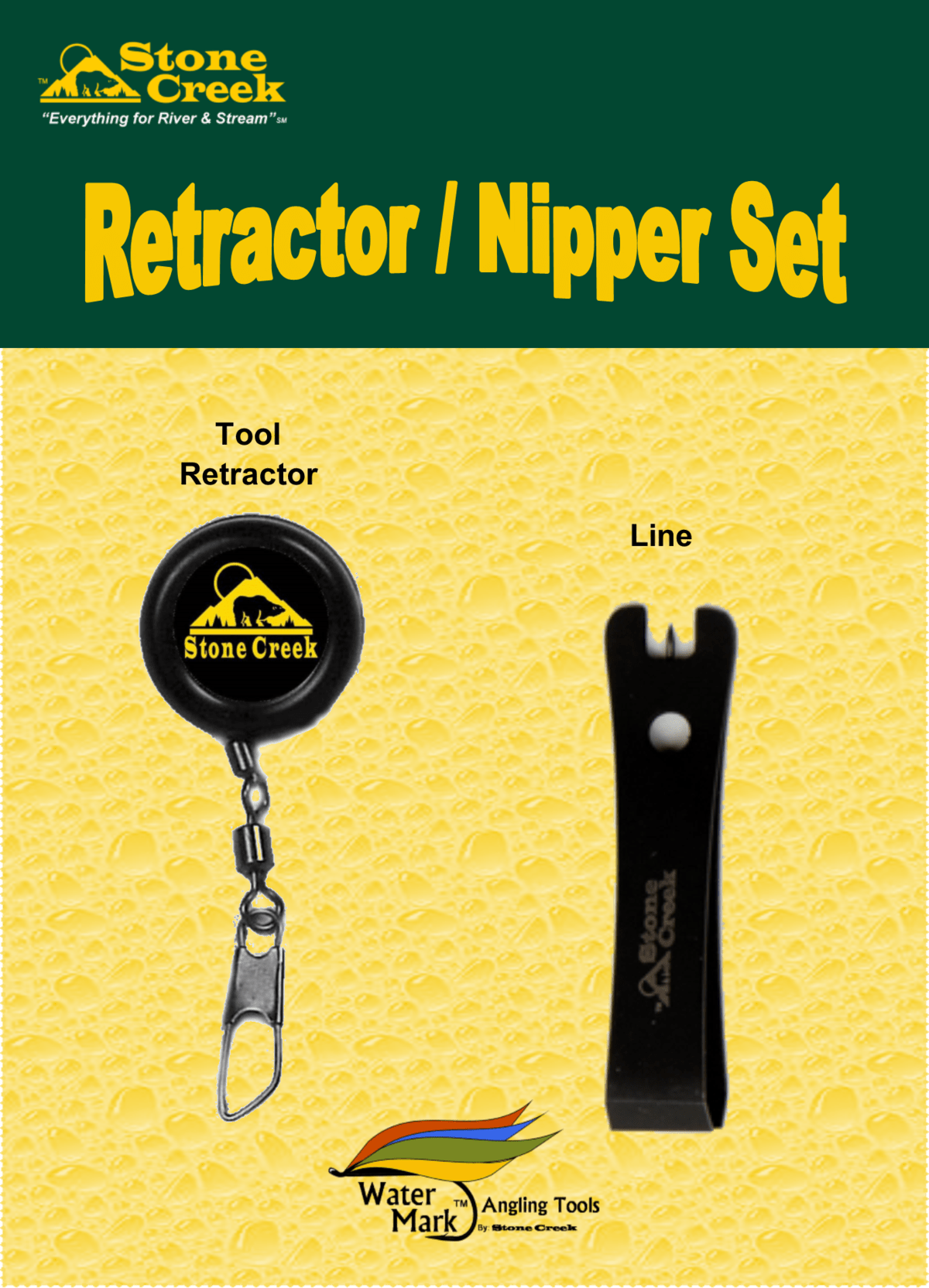 Fly Fishing Retractor/Nipper combo