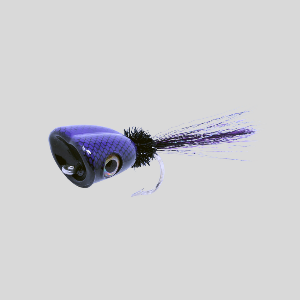 Double Barrel Baitfish Popper Fly Assortment