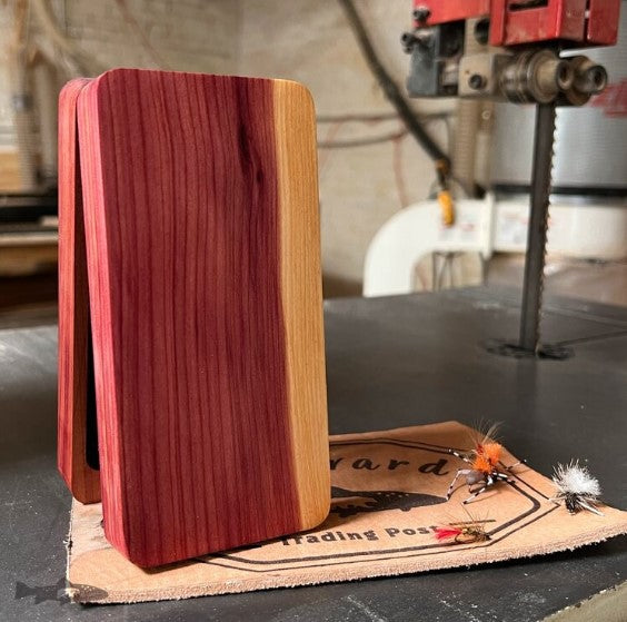 Fly Box Red Cedar Clam Shell - Handcrafted & Made in USA