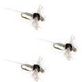 3 Pack Trico Spinner Z-Lon Wing Flies Hook Size 18