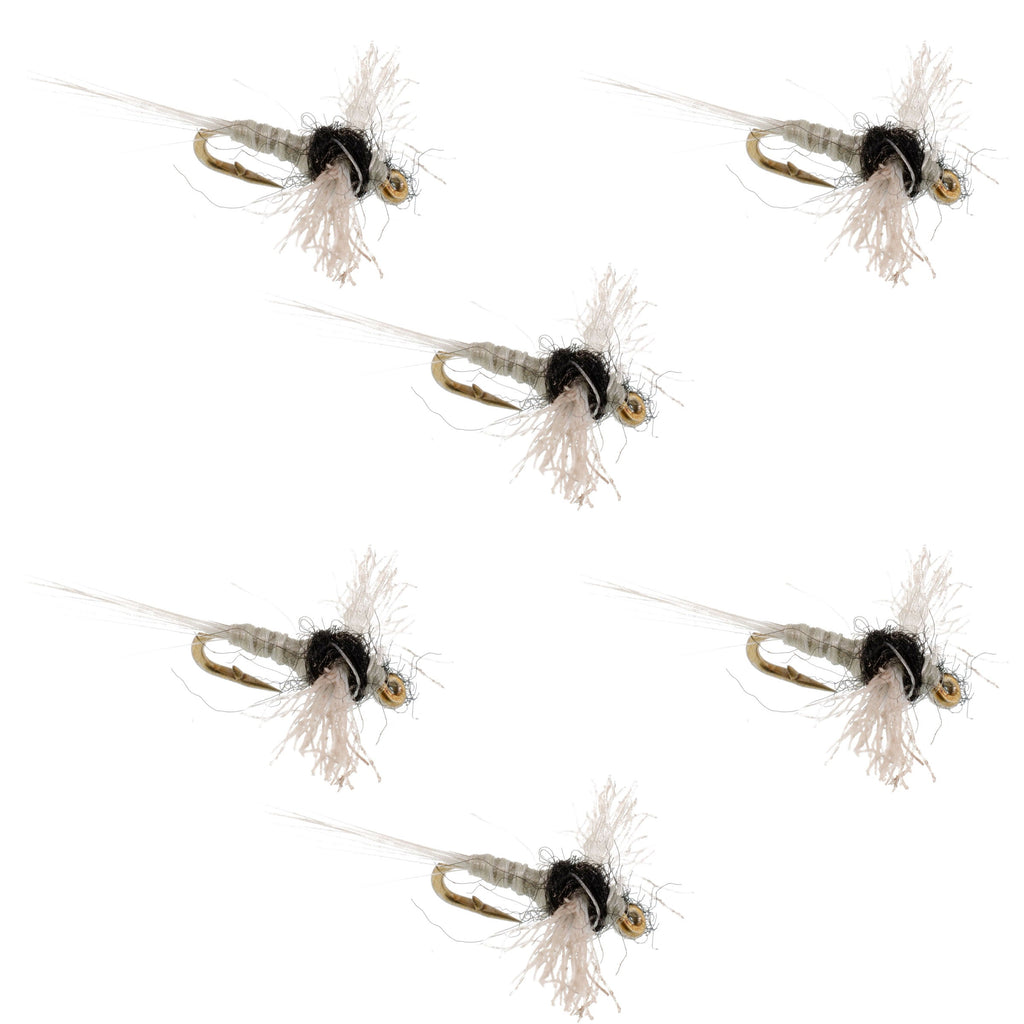 Trico Spinner Z-Lon Wing 6 Flies Hook Size 22