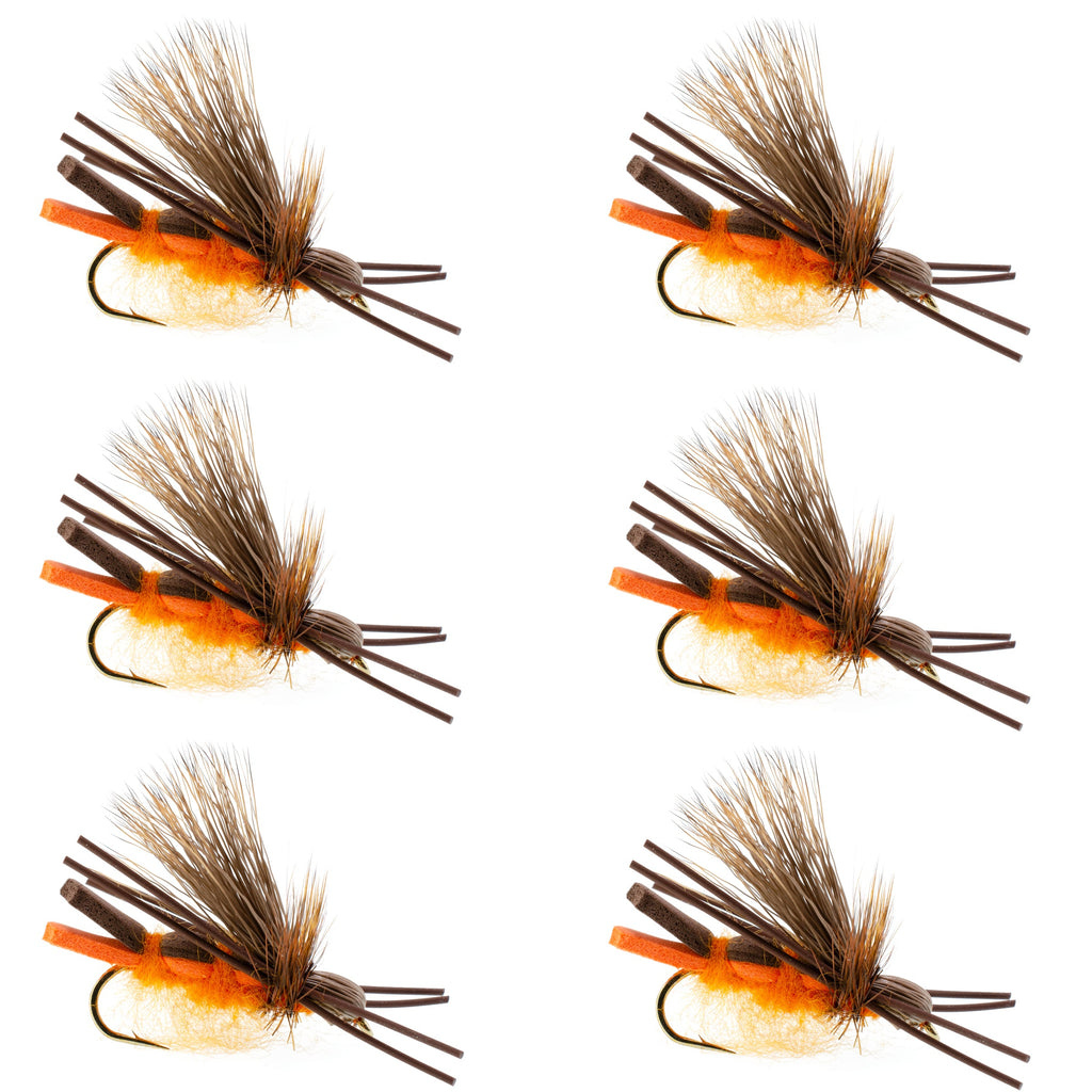 West Fork Salmonfly Stone - Stonefly Dry Fly - 6 Flies Hook Size 6
