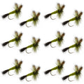 Western Green Drake Dry Fly - 12 Flies Size 8